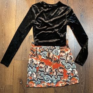 Shein mini skirt